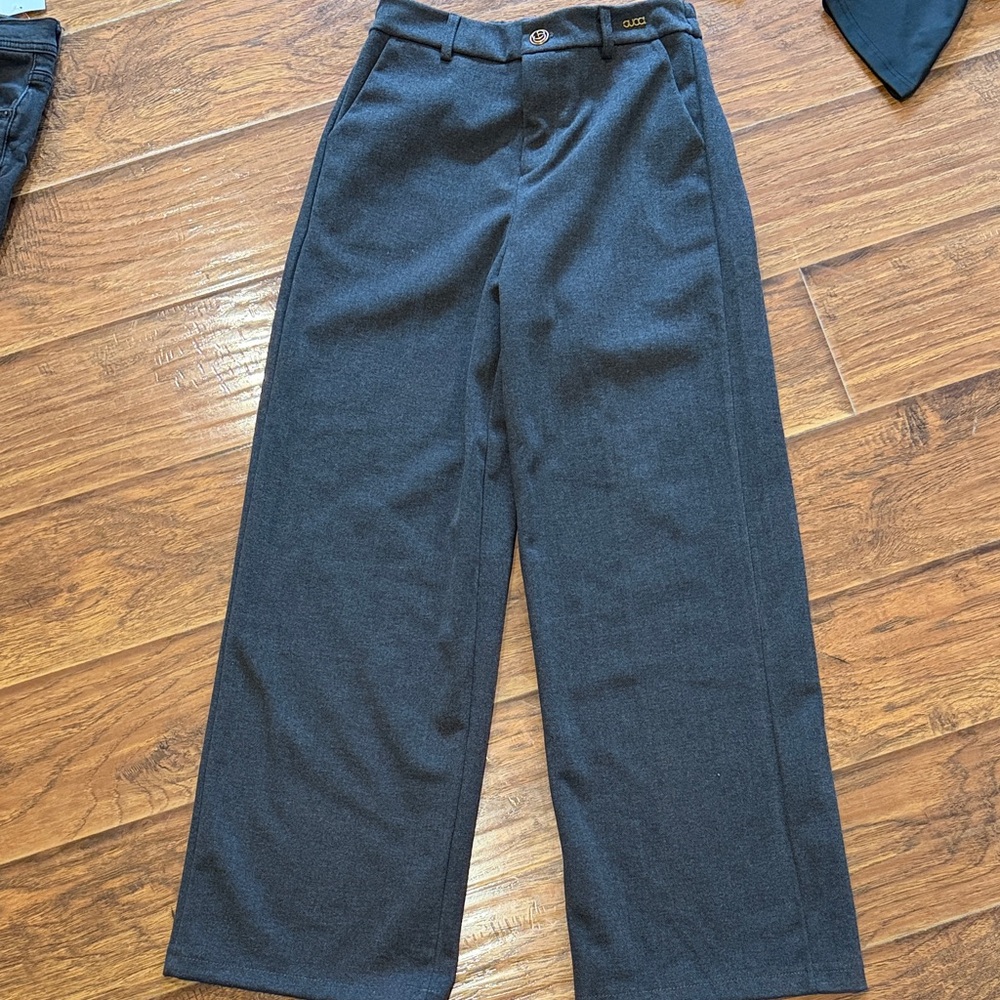 Gucci Women's Dark Gray Trousers